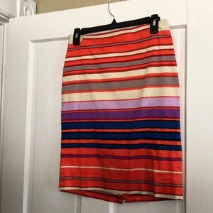 Striped cotton pencil skirt from the Limited!!